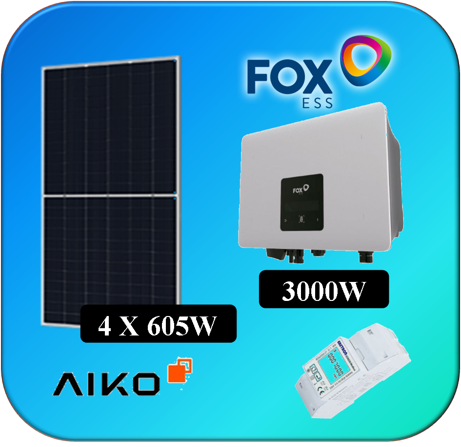 KIT 4 X 605W AIKO  FOX ESS S2-2000