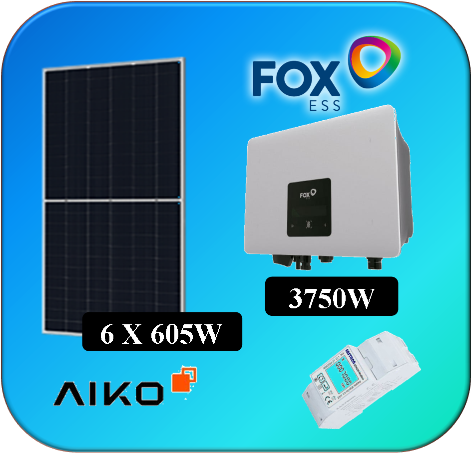 KIT 6 X 605W AIKO FOX ESS S2-2500