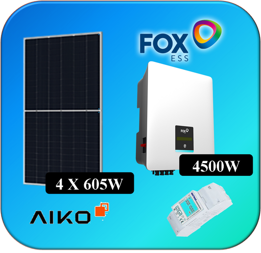 KIT 4 X 605W AIKO FOX ESS T3-G3 4500