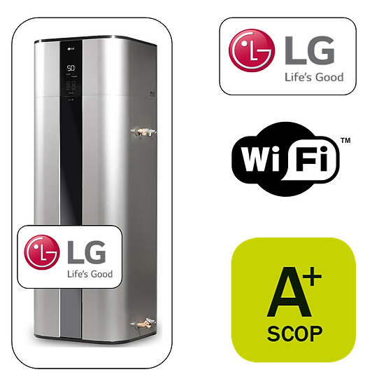 BOMBA DE CALOR LG INVERTER A+ 200 LITROS