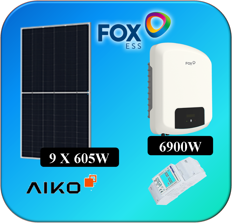 KIT 9 X 605W AIKO  FOX ESS F4600-G2